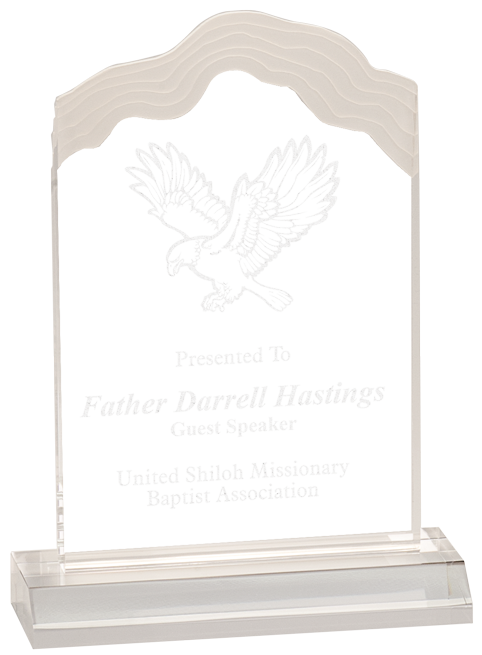 Clear Acrylic White Cap - JWCP8C