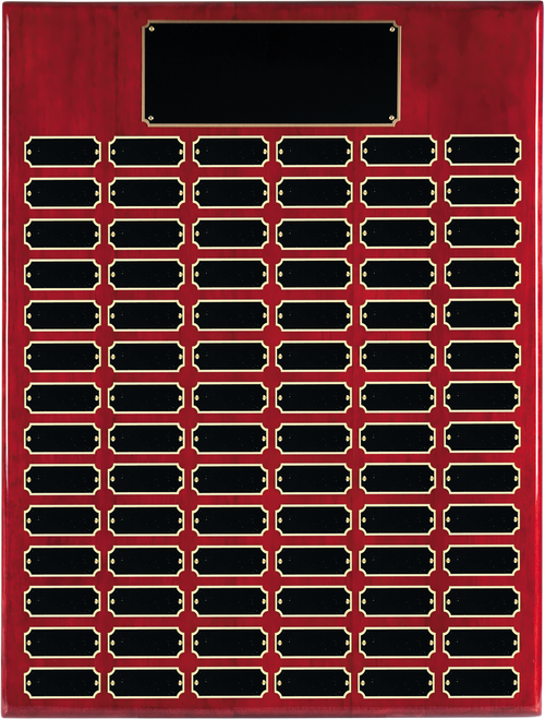 Rosewood Piano Finish Perpetual Plaque - JRPP84