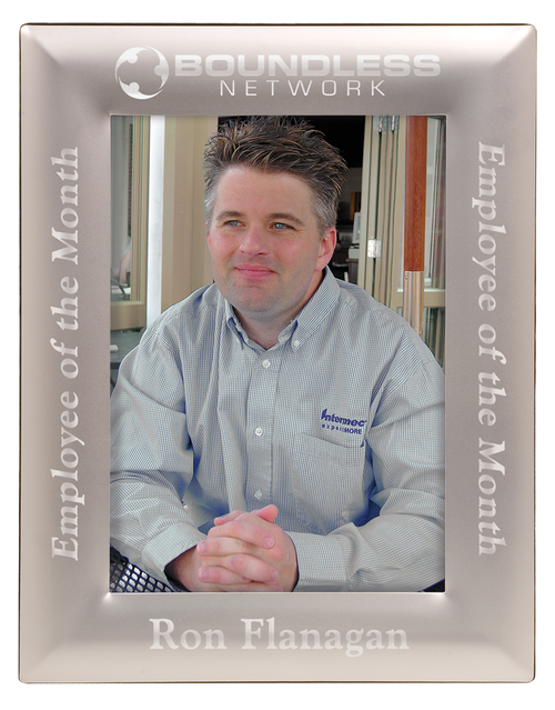 Smooth Silver Metal Picture Frame 8" x 10"