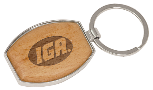 Silver & Maple Keychain - JGFT137