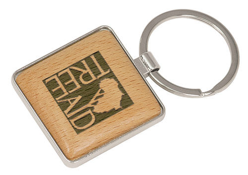 Silver & Maple Keychain - JGFT139