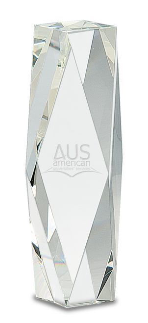 Clear Crystal Facet Tower - JCRY88