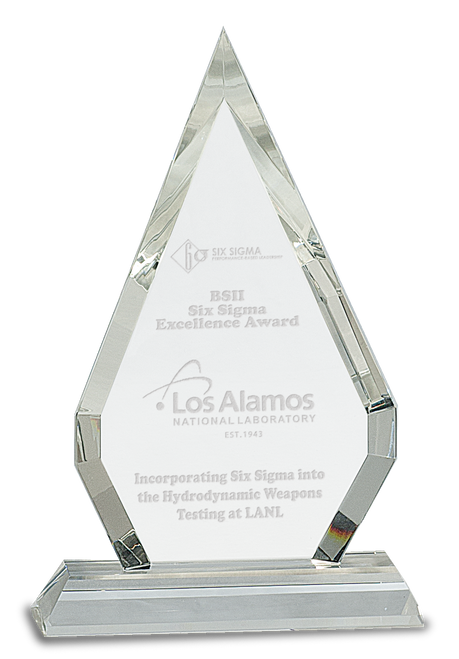 Crystal Diamond on Clear Pedestal Base - JCRY102