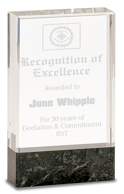 Black Marble Fusion Crystal