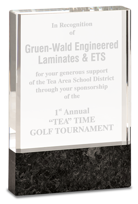 Black Marble Fusion Crystal - JFG46BK