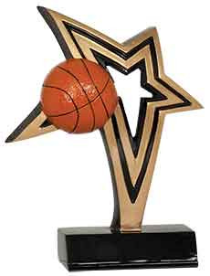 Basketball Infinity Star Resin 7"