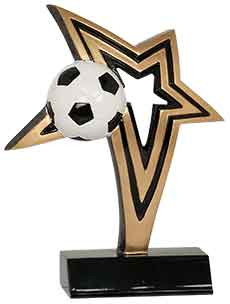 Soccer Infinity Star Resin 7"