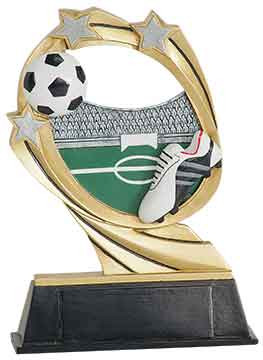 Soccer Cosmic Resin 5 1/2"