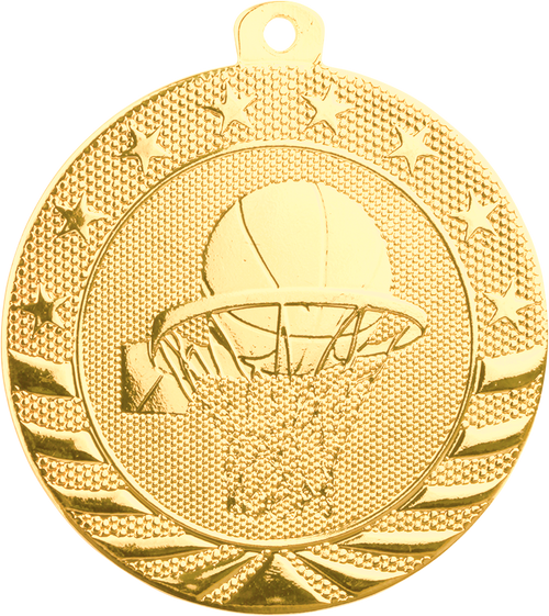 Basketball Starbrite Medal