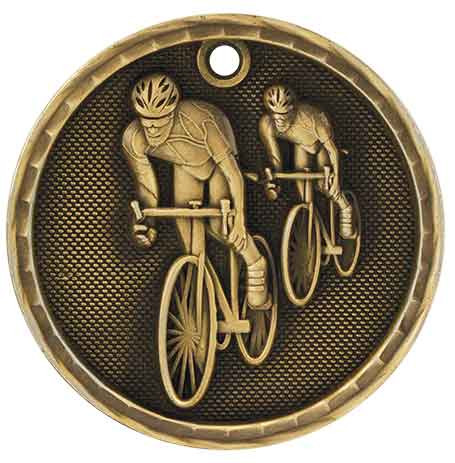 Bicycling 3D Medal