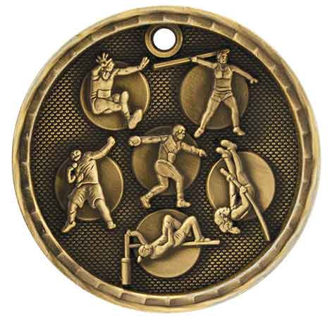 Track & Field 3D Medal