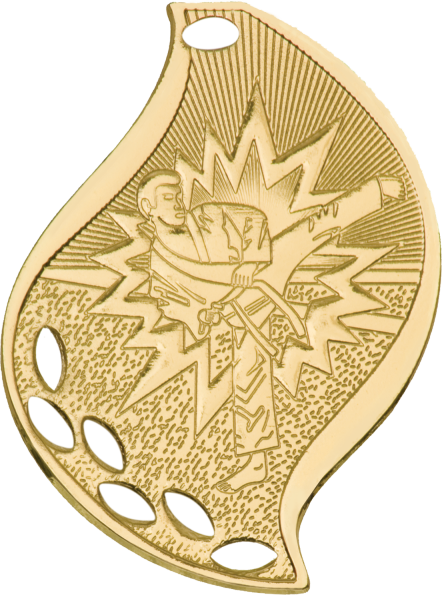 Karate Flame Medal