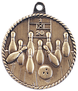 Bowling High Relief Medal