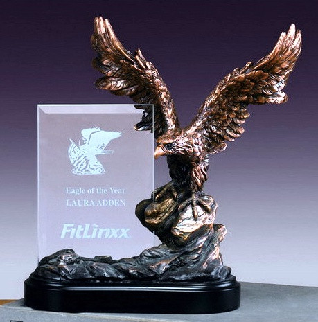 Eagle w/ Glass Imprint Award