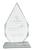 Crystal Diamond on Clear Pedestal Base