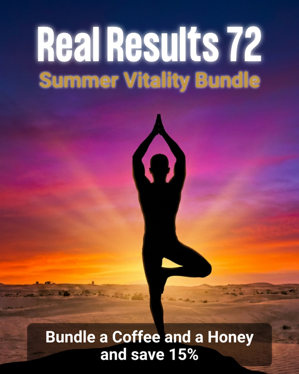 Real Results 72 Summer Vitality Bundle Coffee/Honey