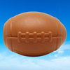 Get an up-close look at the Football Chew Toy and Treat Dispenser – designed for hours of interactive play.