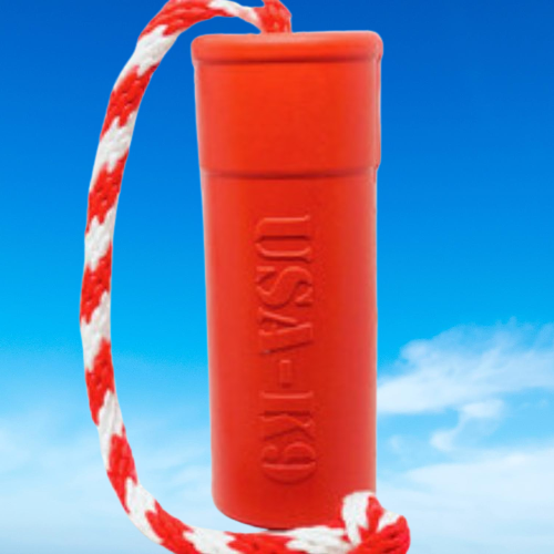 Get an up-close look at the Firecracker Toy – designed for engaging water play and training.