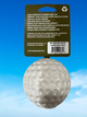 Learn more about the fantastic features and unbeatable durability of our Golf Ball Treat Dispenser on the back of the packaging.