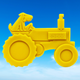 Get an up-close view of the Tractor Dog Toy – designed to provide hours of fun for your dog.