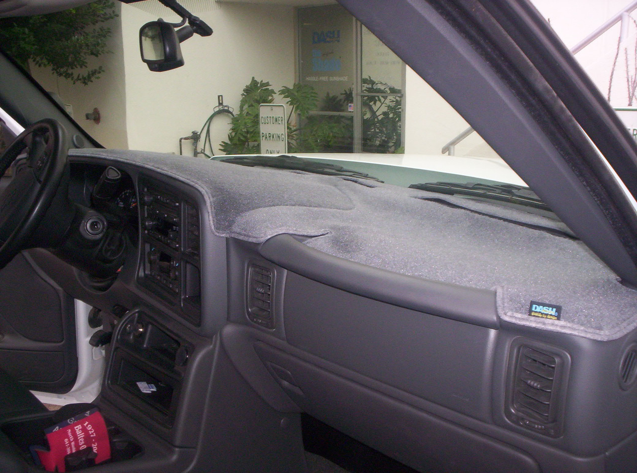 Chevrolet Silverado LT LS HY WT 2008-2013 Carpet Dash Cover Charcoal Grey