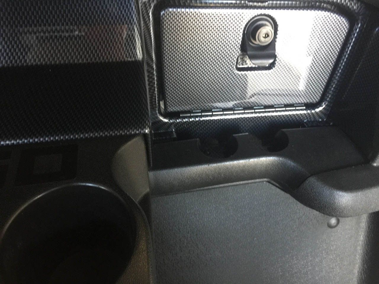 EZGO RXV Golf Cart 2008-2015 Carbon Fiber Dash Cover w
