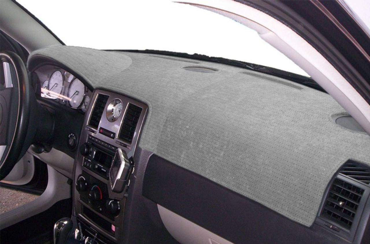 Ford Mustang 1987-1993 w/ Side Vents Sedona Suede Dash Cover Mat Grey