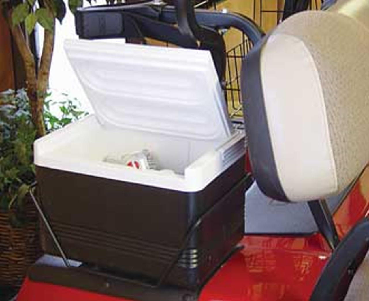 EZGO RXV Golf Cart 2008up 12 qt Beverage Cooler Kit Passenger Side Mount