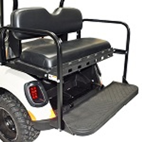 EZGO RXV Golf Cart 2008-Up | GTW MACH3 Rear Flip Seat | Black
