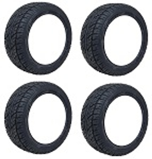 Golf Cart DURO 215/40-12 Low Profile Street Tire | 19" Tall | Set of 4 Tires