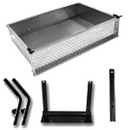 GTW Aluminum Rear Cargo Box Kit | 1995-2007 Yamaha G14-G22 Golf Cart | 04-052