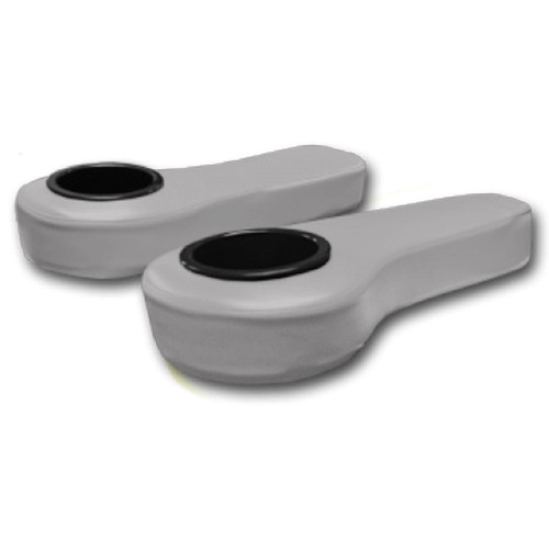GTW Rear Seat Armrest Set w/ Cup Holders for Mach Series / Gesesis 150 | Gray