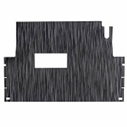 Club Car Tempo Golf Cart Premium Chilewich Floor Mat | Black Ribweave