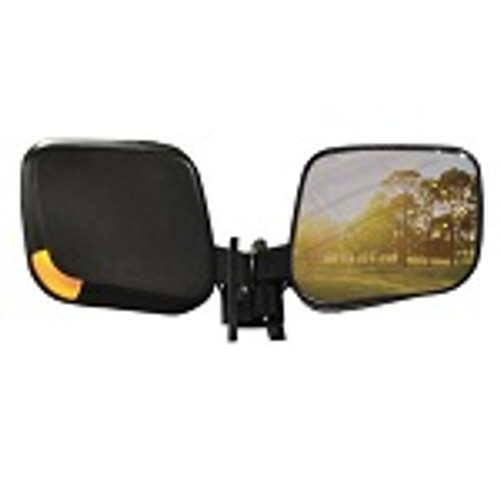 MadJax Side Mirrors with LED Turn Signals | Universal Golf Cart | 03-038
