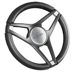 Gussi Italia Molino Black Steering Wheel | Yamaha Golf Cart 1996-Up