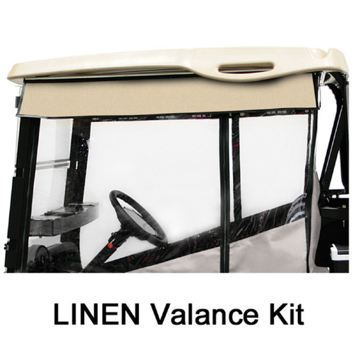 RedDot Chameleon 2 Passenger Golf Cart Valance Kit | Club Car | Linen