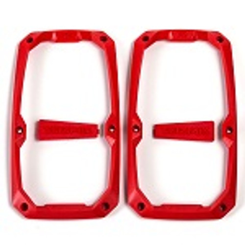 Seizmik Embark ABS Side View Mirrors Bezel Trim Kit | Red