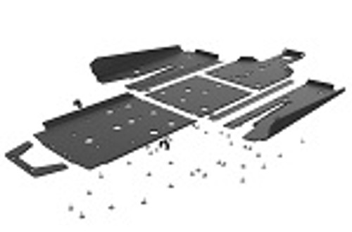 Seizmik UHMW Skid Plate w/ Rock Sliders | 2020-2023 Polaris RZR Pro XP