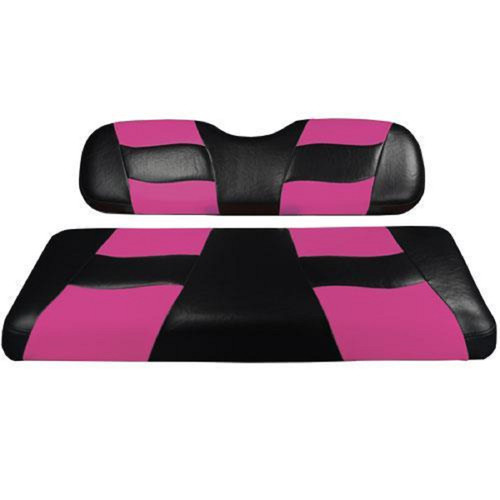 MadJax Riptide Black / Pink Front Seat Covers | EZGO TXT RXV 1995-Up