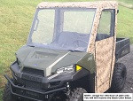 Polaris Ranger Midsize 2015+ Full Cab Cabin Enclosure | Made to Order | Black