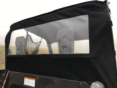 Honda Pioneer 700 Soft Rear Window Dust Stopper | Made to Order | Black