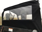 Honda Pioneer 700 Soft Rear Window Dust Stopper | Made to Order | Black