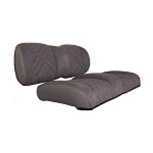 GTW Mach3 Series Rear Seats | RedDot Premium Seat Cushions | Pewter Suede