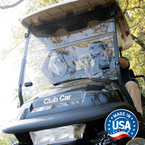 RedDot Impact-Resistant Folding Windshield | Club Car Precedent Onward Tempo