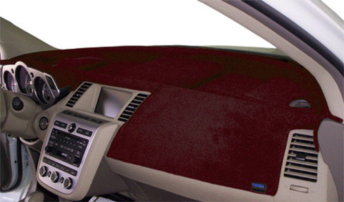 Fits RAM 1500 2021-2024 No HUD Velour Dash Board Cover Mat Maroon