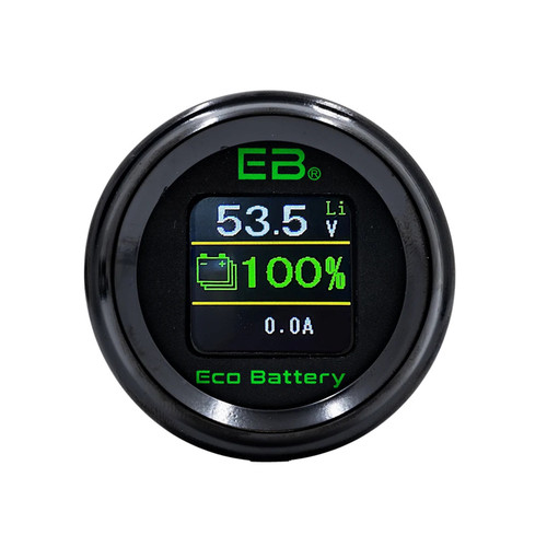 Eco Battery CAN LCD Gauge for 38V / 51V / 70V Lithium Batteries | A-3102