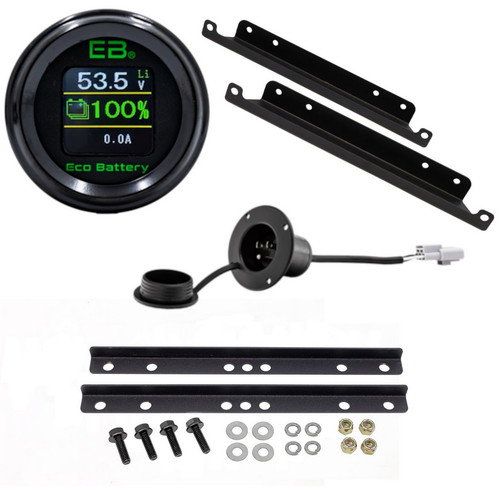 Club Car DS H Frame Installation Kit for Eco 51v 160Ah LifePo4 Lithium Battery