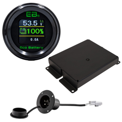 Club Car DS H Frame Installation Kit for Eco 51v 105Ah Thru Hole Lithium Battery