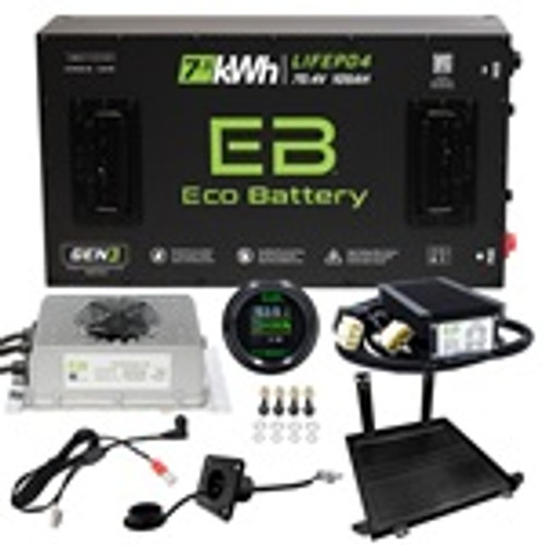Eco GEN3 70V 105A LifePo4 Lithium Battery Bundle | Navitas Chassis EV Golf Cart