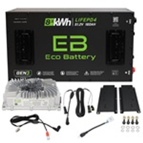 Eco GEN3 51V 160Ah LifePo4 Lithium Battery Bundle | Bintelli Beyond EV Golf Cart